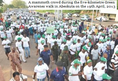 Green Awareness Walk Crowd
